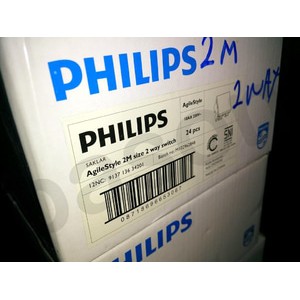 PHILIPS AgileStyle 2 Modular Size 2 Way Switch - Saklar Hotel