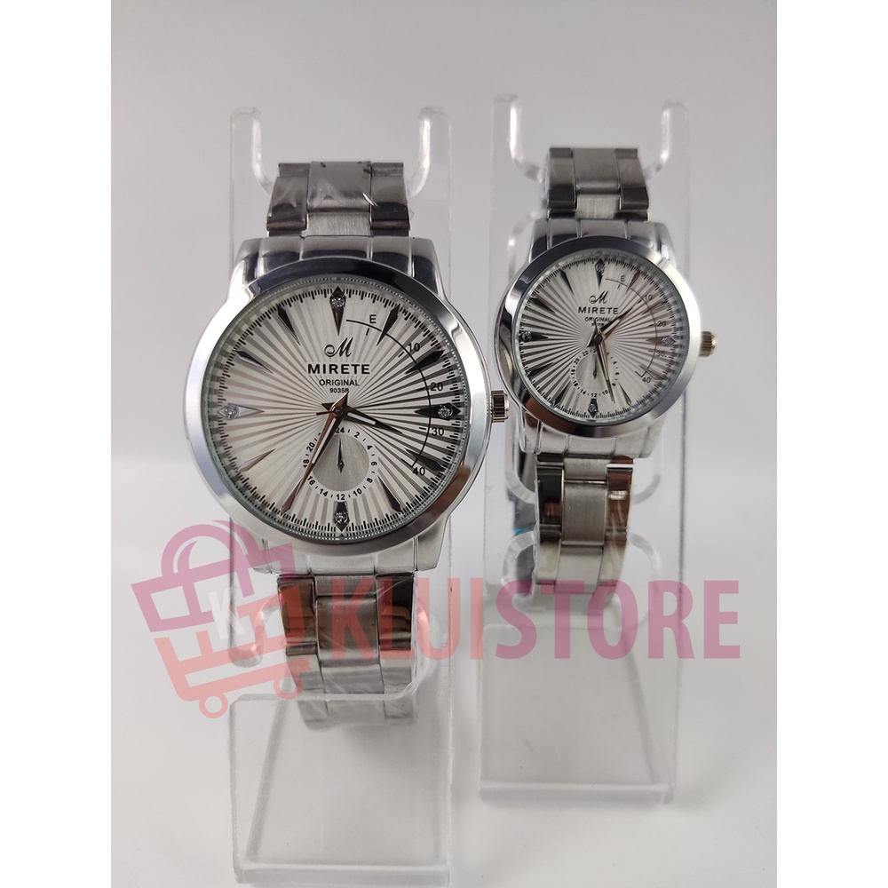 JAM TANGAN MIRETE RANTAI COUPLE , MIRETE 100% ORIGINAL // MIRETE 9011
