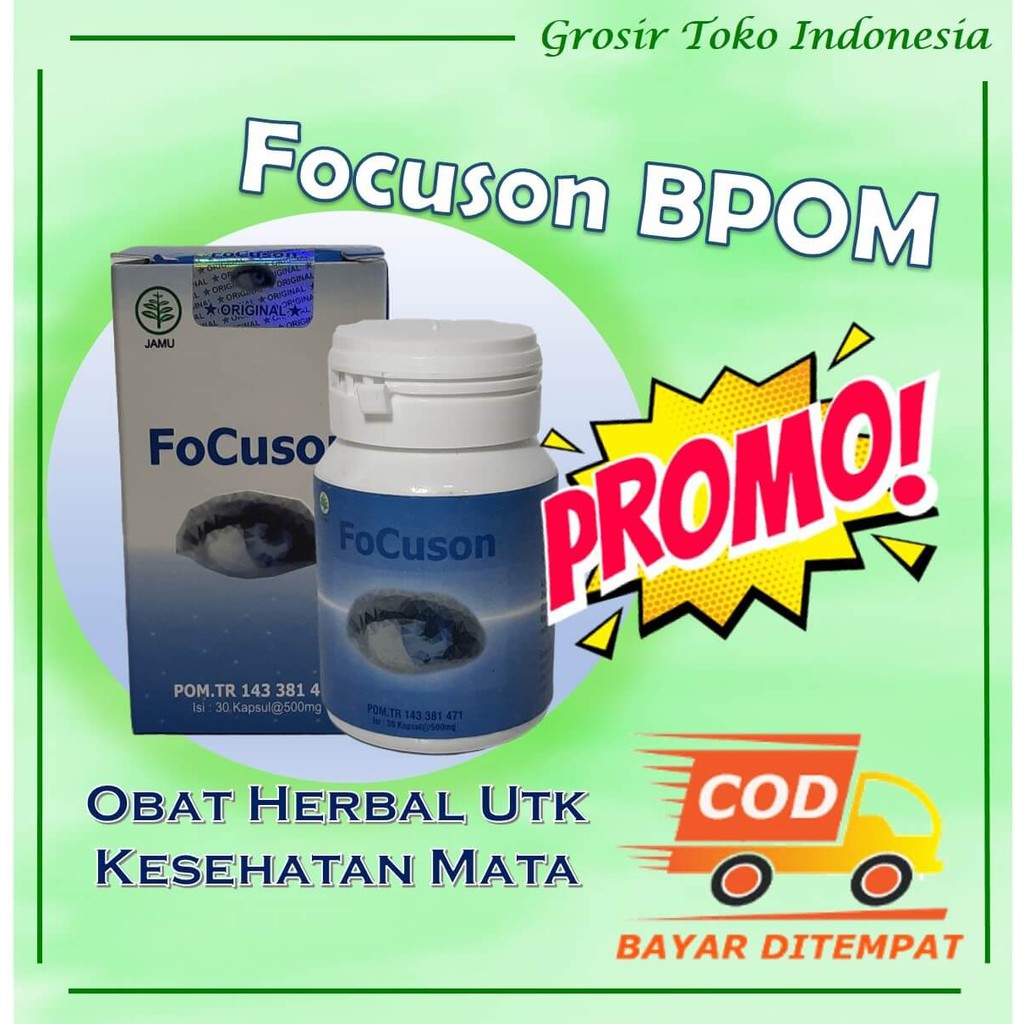 PROMO Focuson Focus On Obat Mata  Herbal Mata  Minus Obat  