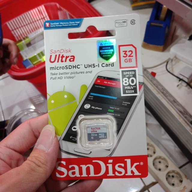 Memory Card Sandisk Ultra 32GB Class 10 Kartu SD Memori Sandisk Ultra 32GB Kelas 10 Original