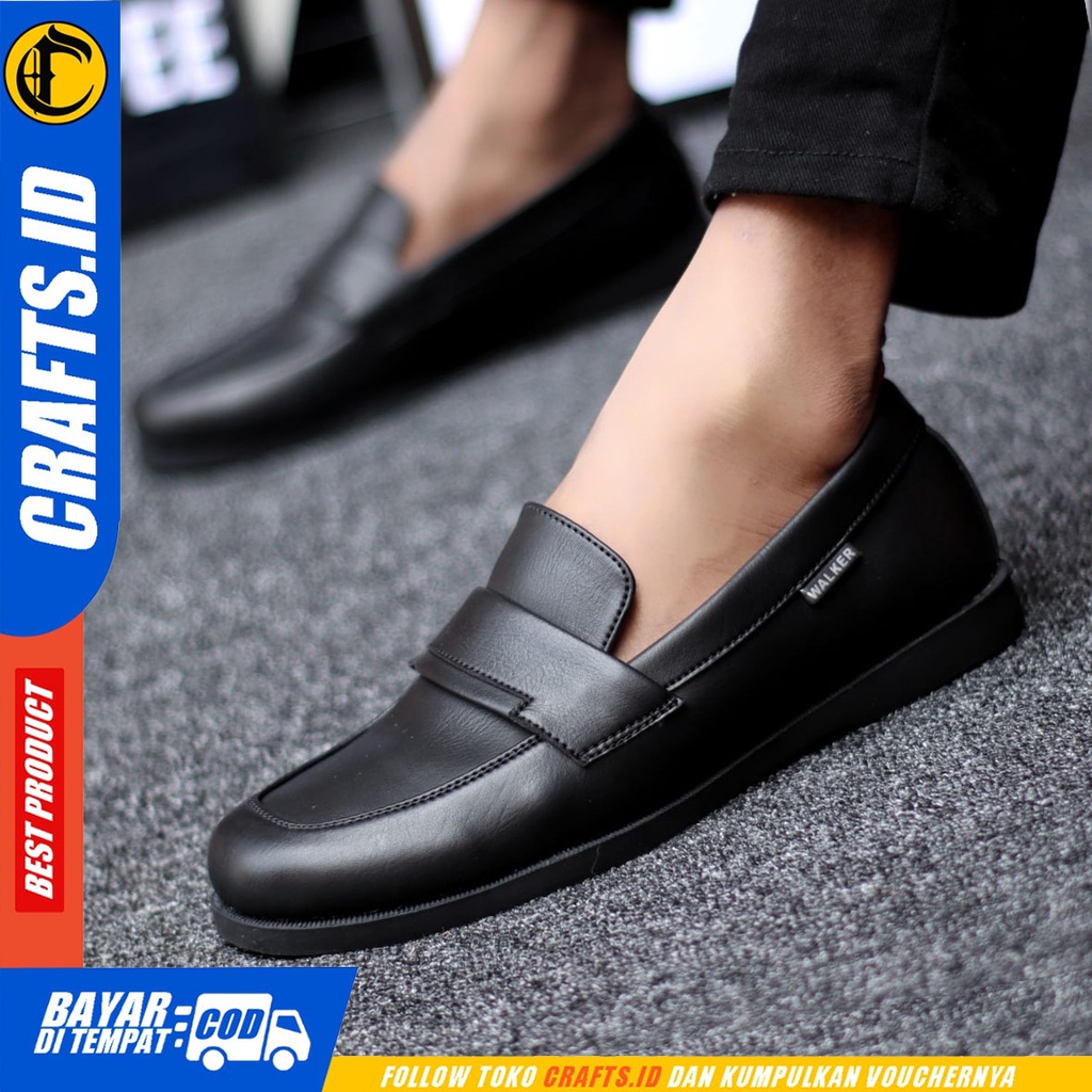 CRAFTS Irics - Sepatu Formal Pantofel Kerja Casual Slop Pria