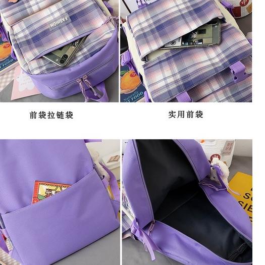 Model Baru Qhg9E TFT AX200201 92837 B2140 AX837 T23 (1 KG MUAT 2) Tas Ransel Wanita import 5 in 1 Re