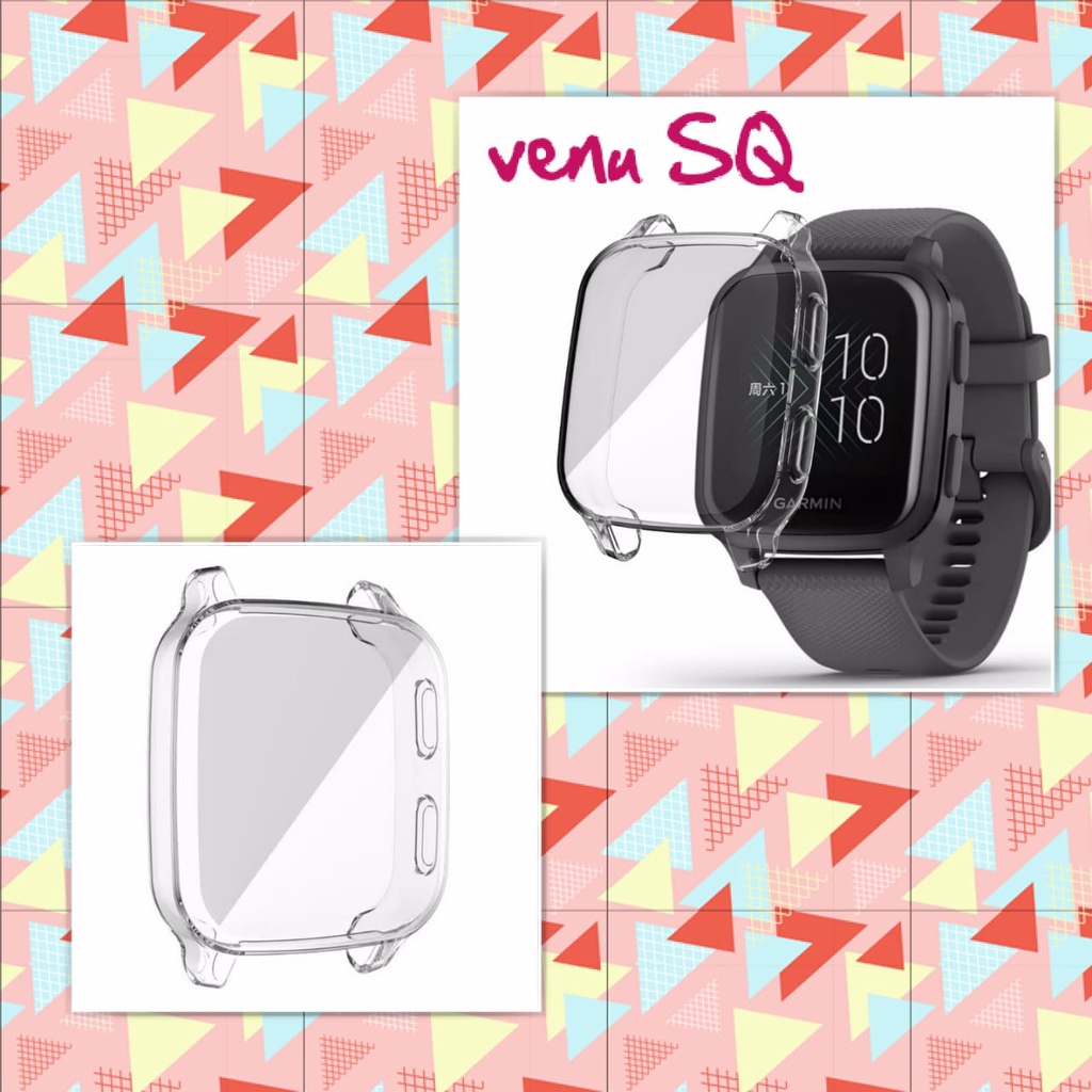 BUMPER VENU SQ CASE WATCH - PROTECTOR TPU SOFT KARET - JAM GARMIN VENYU SQ