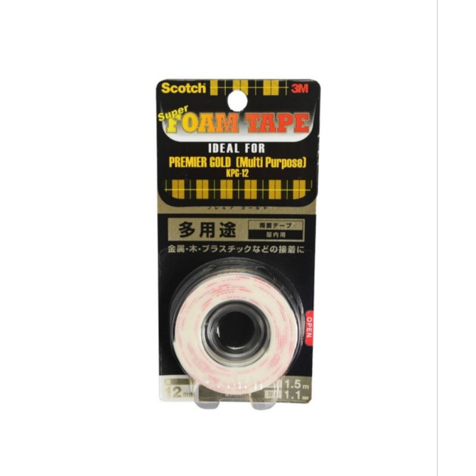 

3M Scotch double tape perekat super kuat preimer gold multi purpose/semua jenis permukaan