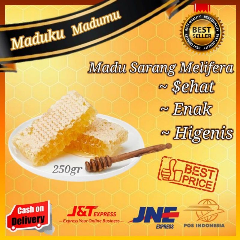 

[COD] Madu sarang 500 gram murni madu