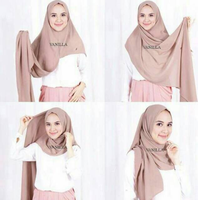 Pasmina semi instan diamond crepe