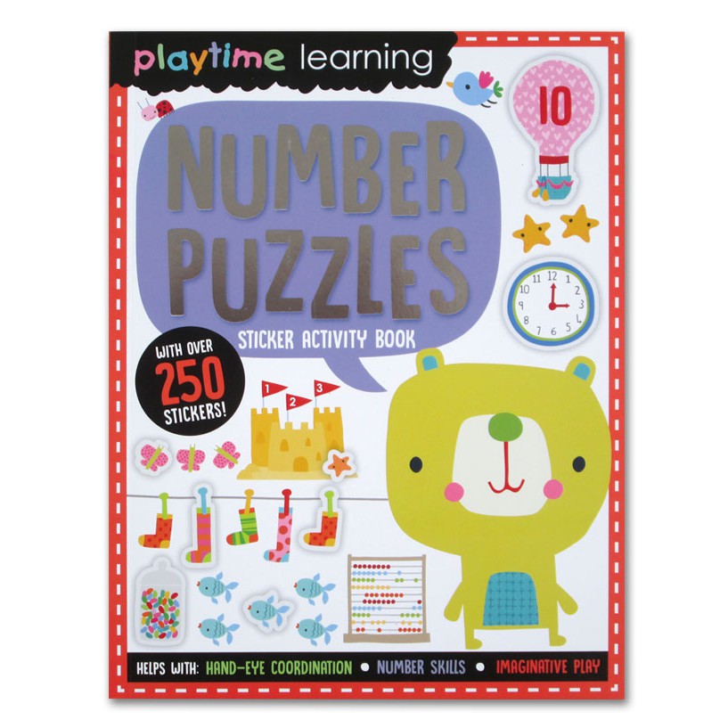 

BUKU STICKER IMPORT PLAYTIME LEARNING NUMBER PUZZLES STICKER ACTIVITY