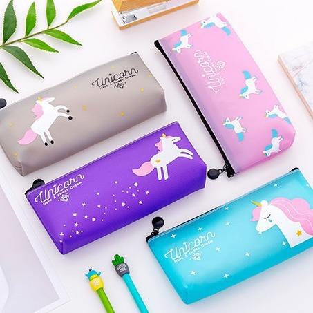 

Tempat Pensil Unicorn Alat Tulis Anak Perempuan Kotak Tepak