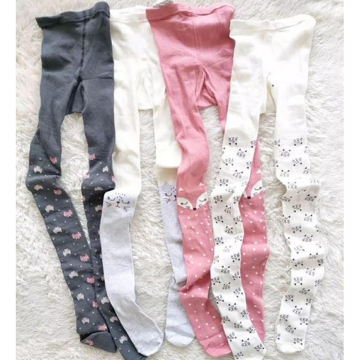 legging anak tutup kaki/legging kaos kaki import