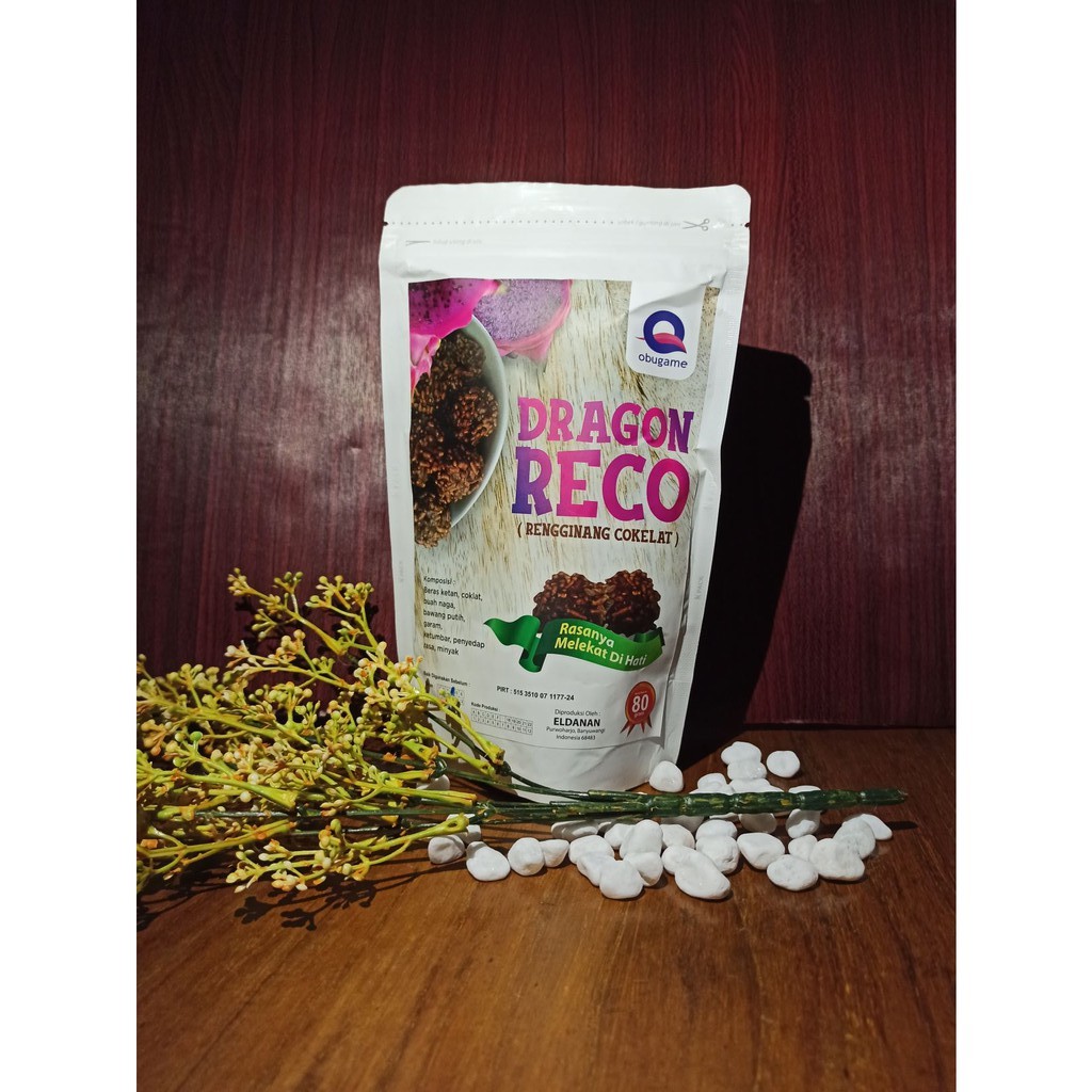 

Obugame Dragon Reco Rengginang Cokelat 80gr/175gr