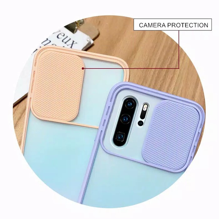 Samsung Note 20 Ultra A01 Core A51 A71 M31 M51 Slide Case Protection Kamera Sliding Pelindung Kamera Matte Candy