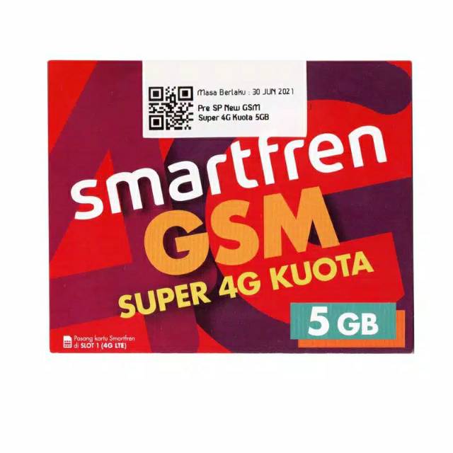 Smartfren super 4G kuota 5GB