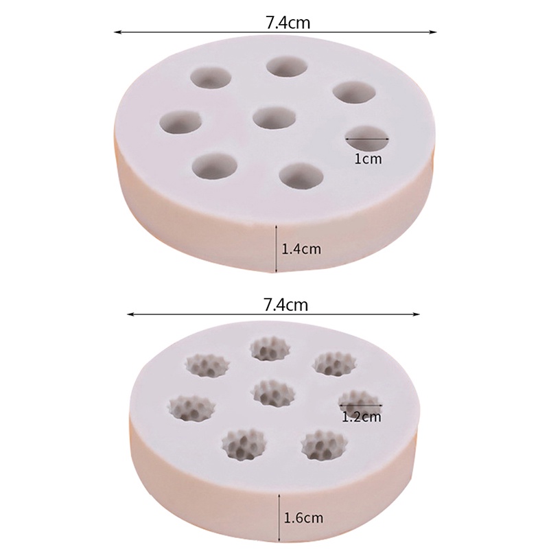 Cetakan Kue Bentuk Raspberry / Blueberry 3D Bahan Silikon Untuk Dekorasi