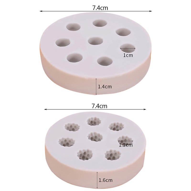 Cetakan Adonan Kue Desain Raspberry Blueberry 3d Bahan Silikon