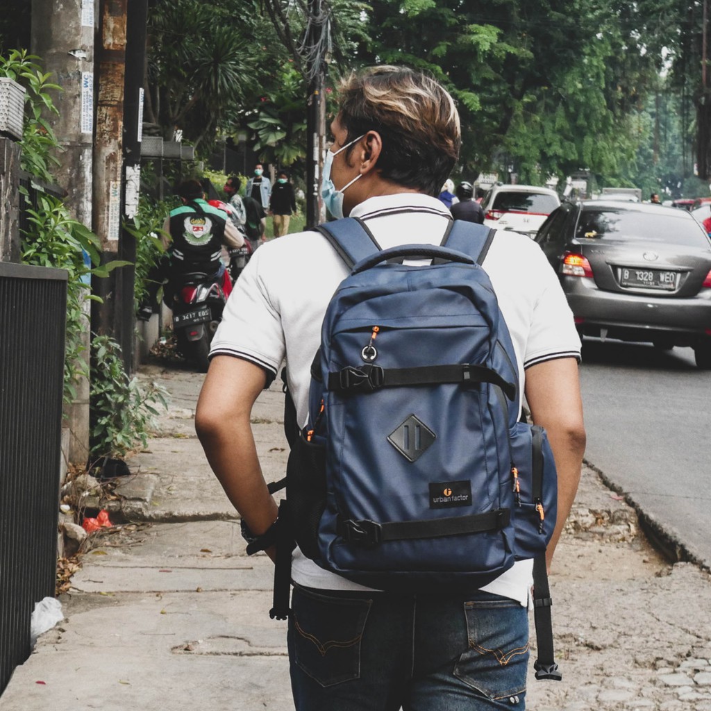 Strong Fighter Navy | Tas Ransel Punggung Ori Bag Pria Wanita Backpack Gunung | Urban Factor FORIND