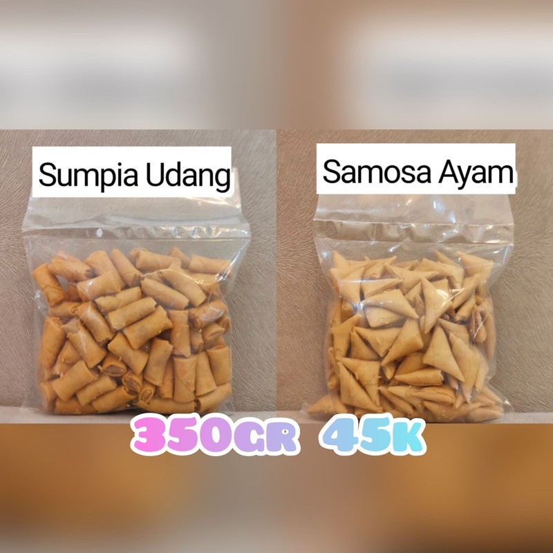 

cemilan Enak Samosa dan Sumpia Udang