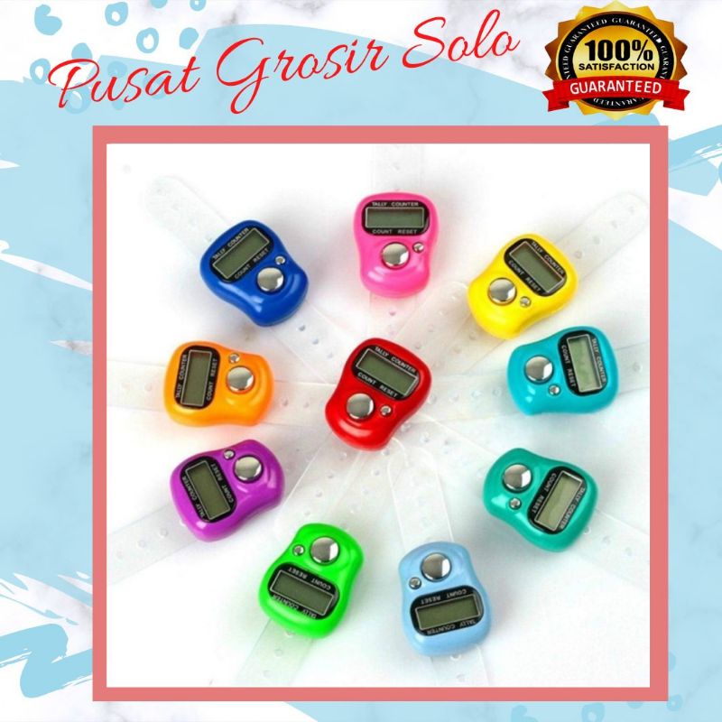 Tasbih Digital Led - AC 326 -  Alat Hitung Penghitung Tasbeh Tasbe Tasbis untuk zikir Dzikir Muslim 