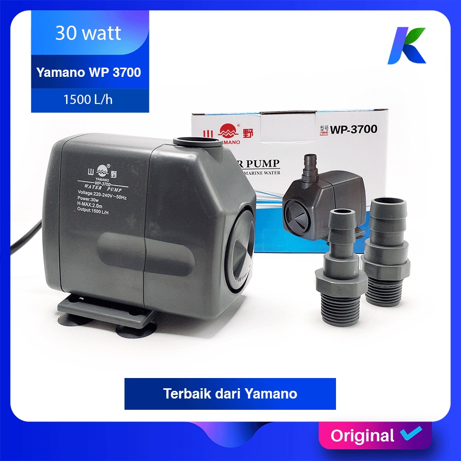 YAMANO WP 3700 Pompa Air Aquarium Kolam Original