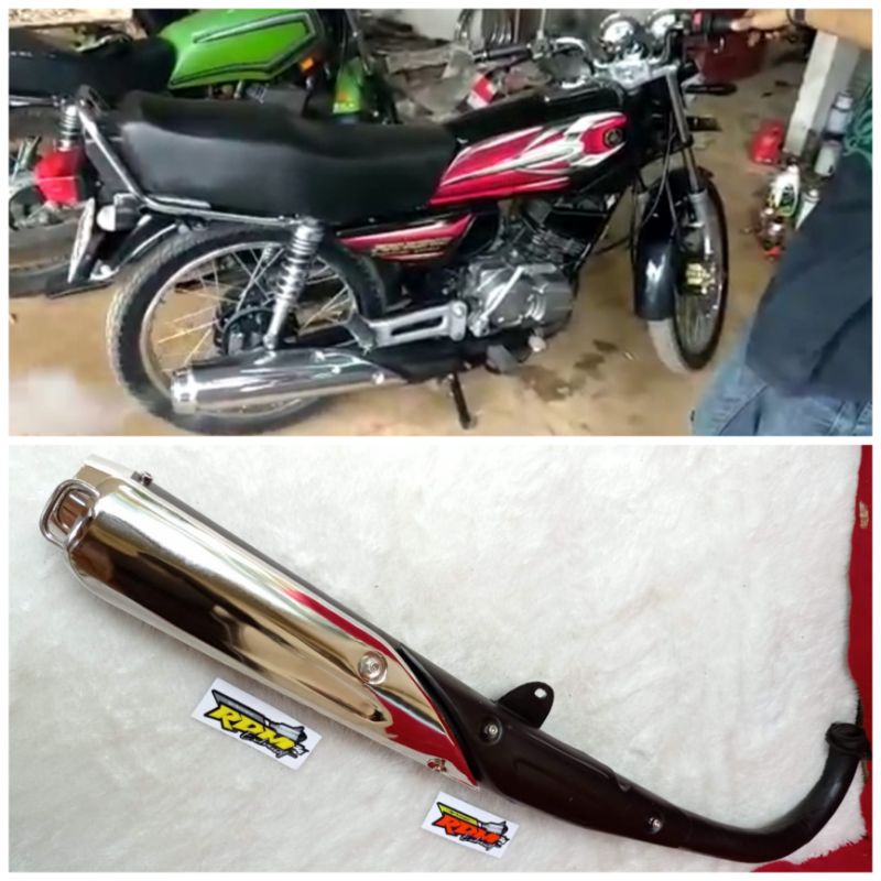Knalpot Rx-king standar racing tameng peredam  RX-KING RX-SPECIAL