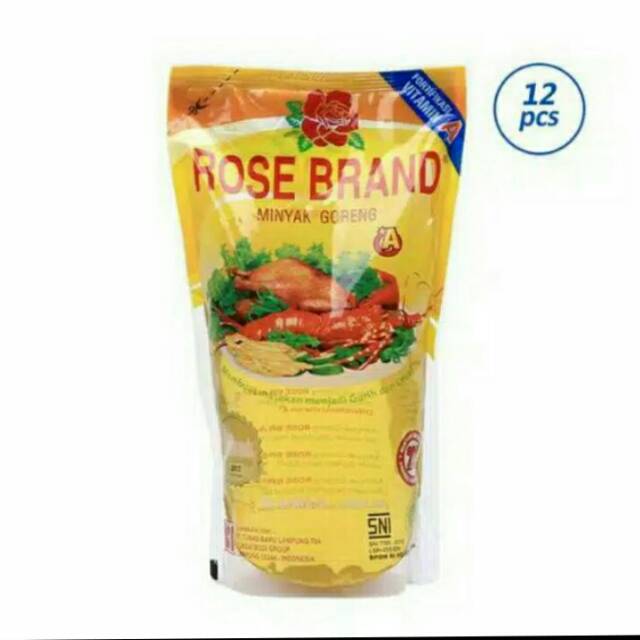 

Minyak goreng rosebrand pouch 1000ml / 12pch