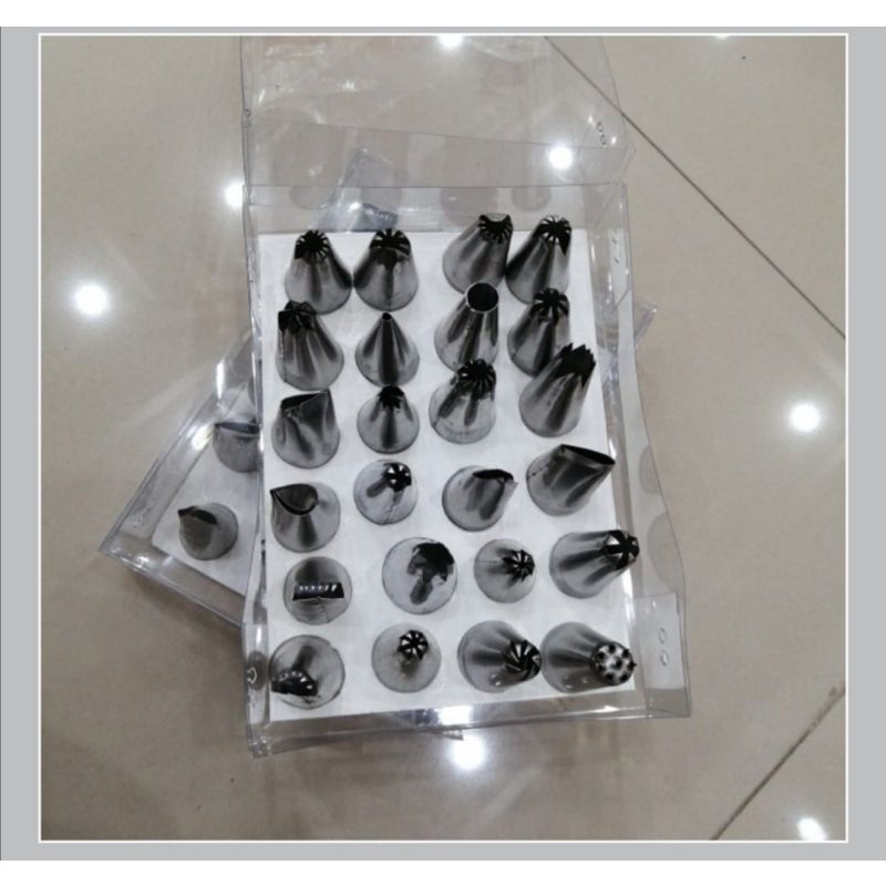 Spuit Kecil Dekorasi Kue Tart Set 24pcs