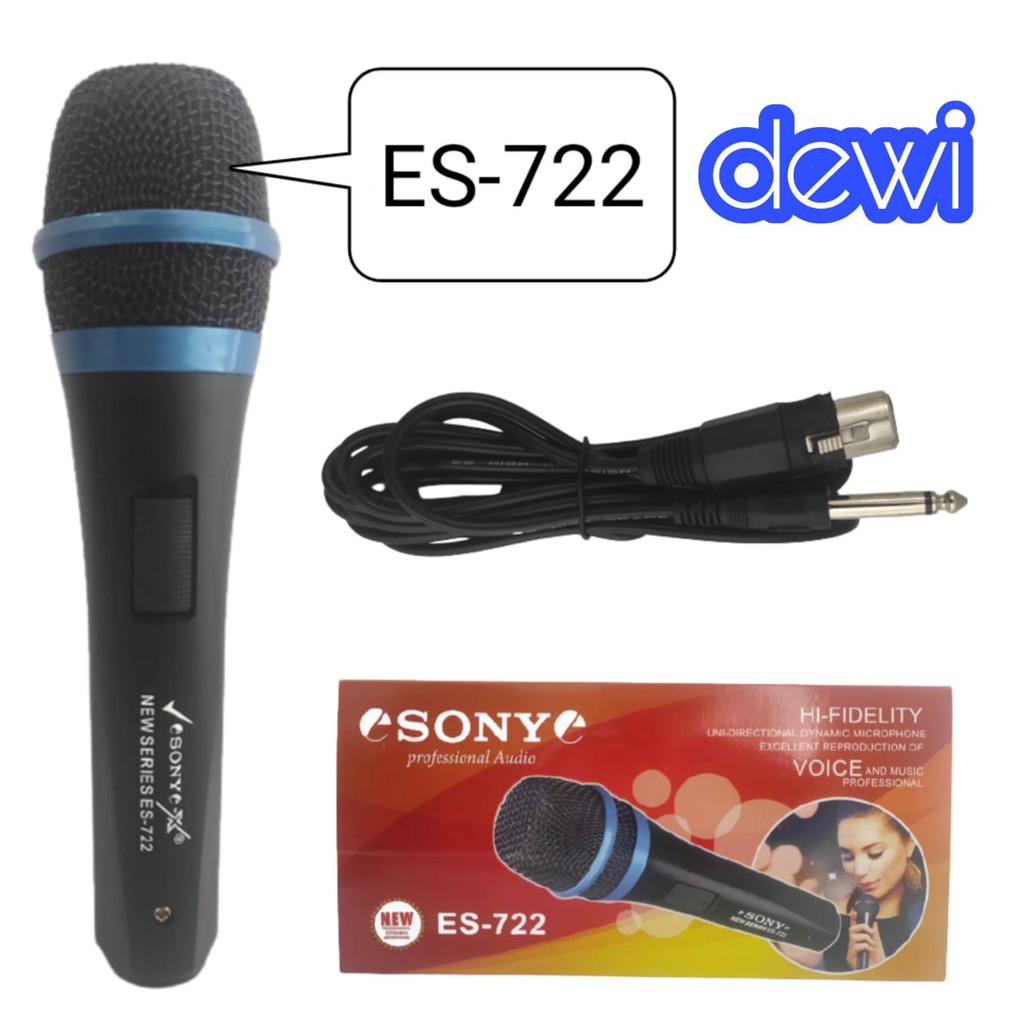 MIC SONY ES845 / ES722 / MIC KABEL SONY MURAH ES-845 / ES-722 / MIC MURAH SONY ES 845 / ES 722