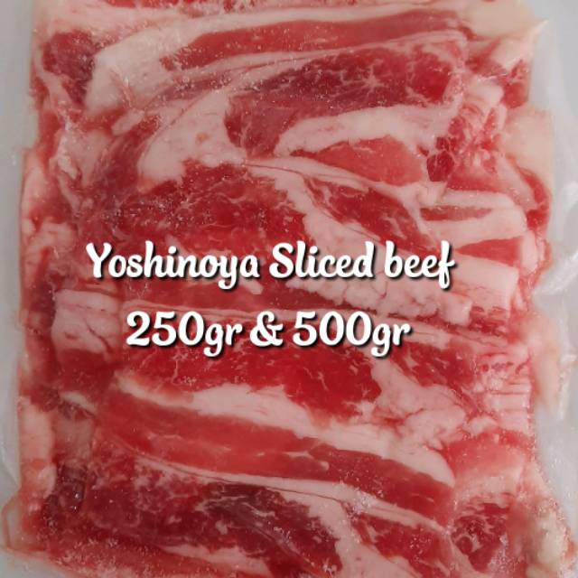 

Yoshinoya Sliced beef 500 gr