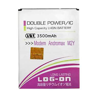 Batre Baterai Double Power IC Log-On ANDROMAX M2Y MODEM