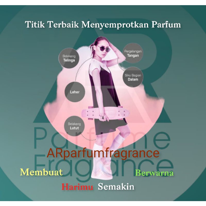 Parfum LOVELY AR-REHAB - BEST SELLER for MAN &amp; WOMAN Parfum Wangi,Lembut dan Tahan Lama