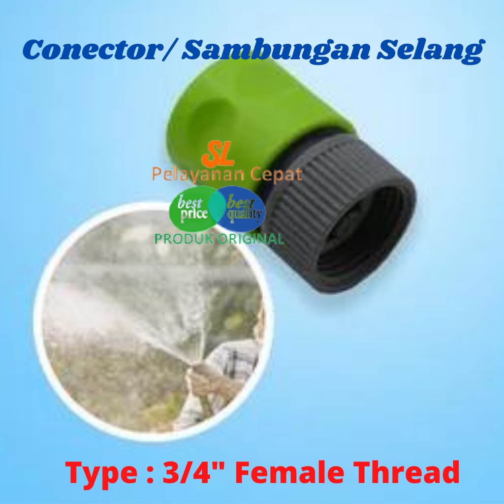 Konektor Sambungan Selang Air 3/4 Inch Connector Head Female Nankai