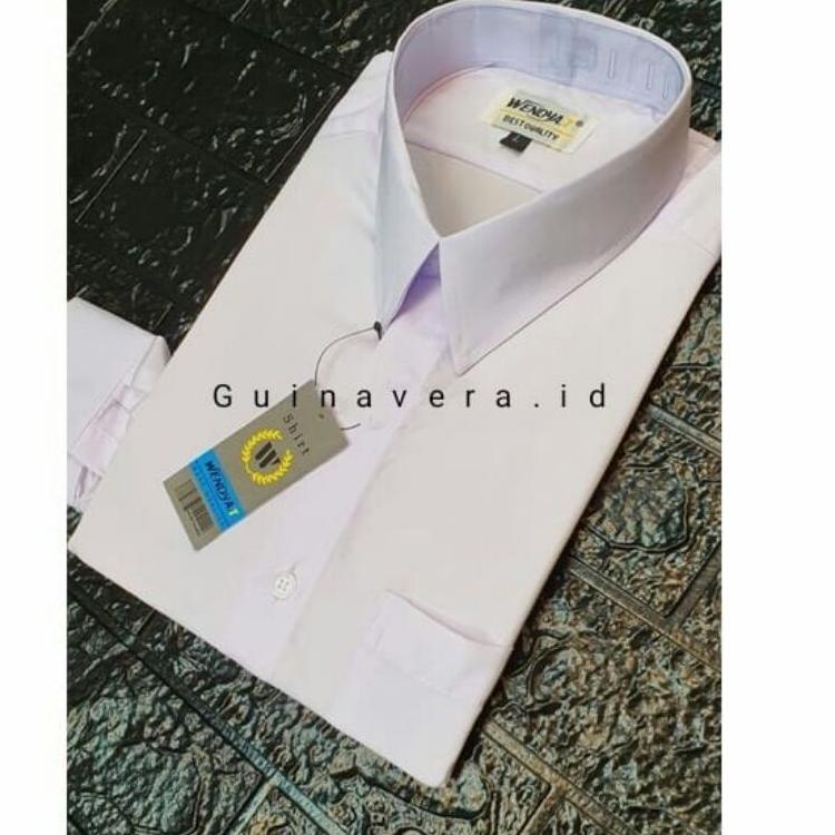 Muraaaahh.. Kemeja Putih Lengan Panjang | Kemeja Kantor Lengan Panjang Pria | Kemeja Putih Polos | K