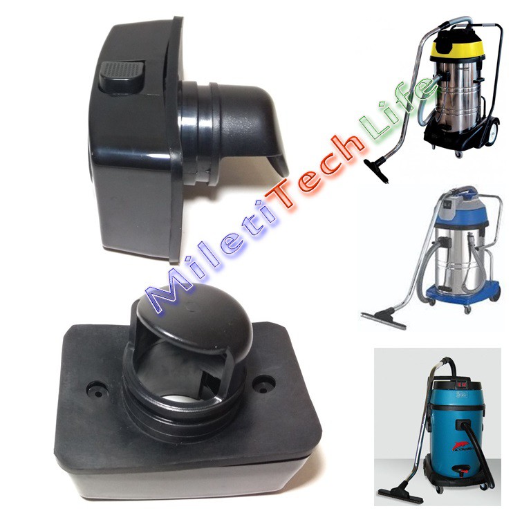 Spare Part Vacuum Cleaner Square Connector Lubang Selang Vacuum di Mesin