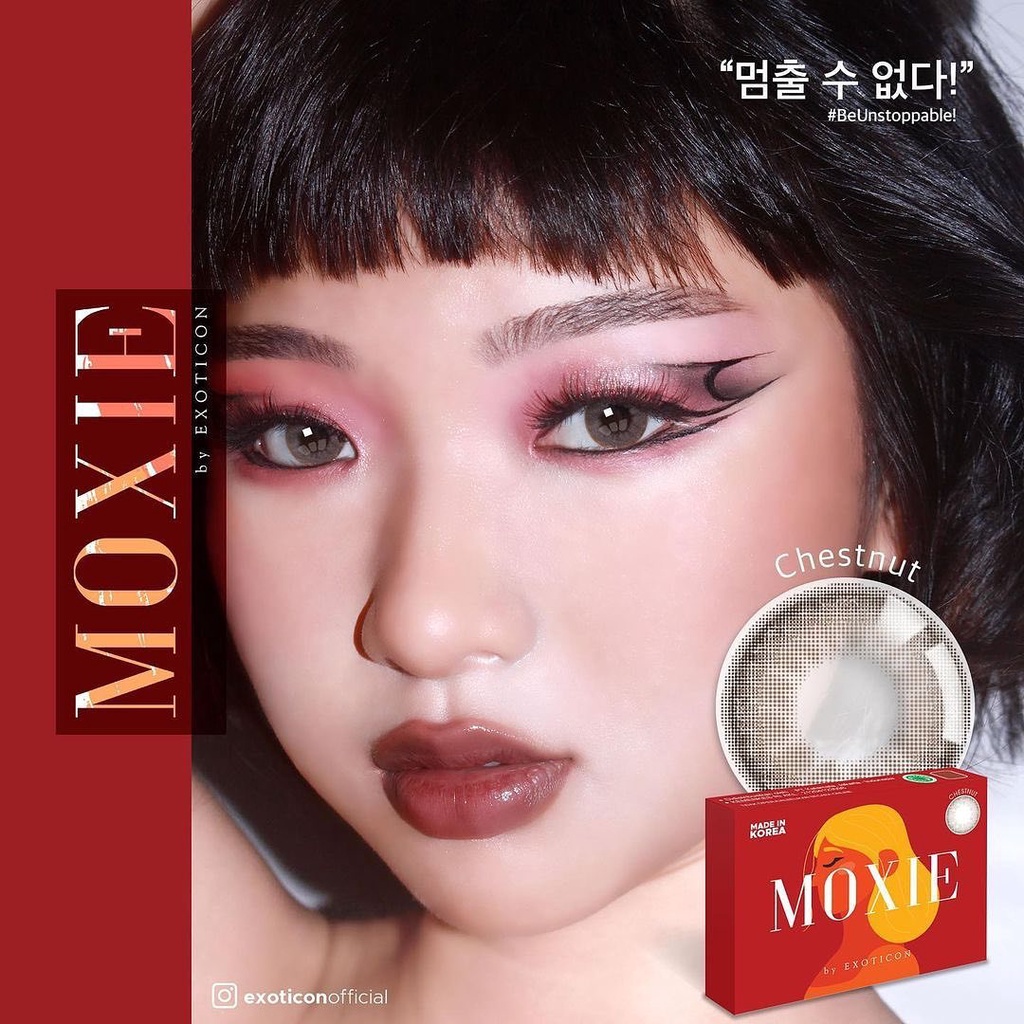 SOFTLENS MOXIE CHESTNUT BY EXOTICON (-0.50 S/D -6.00)