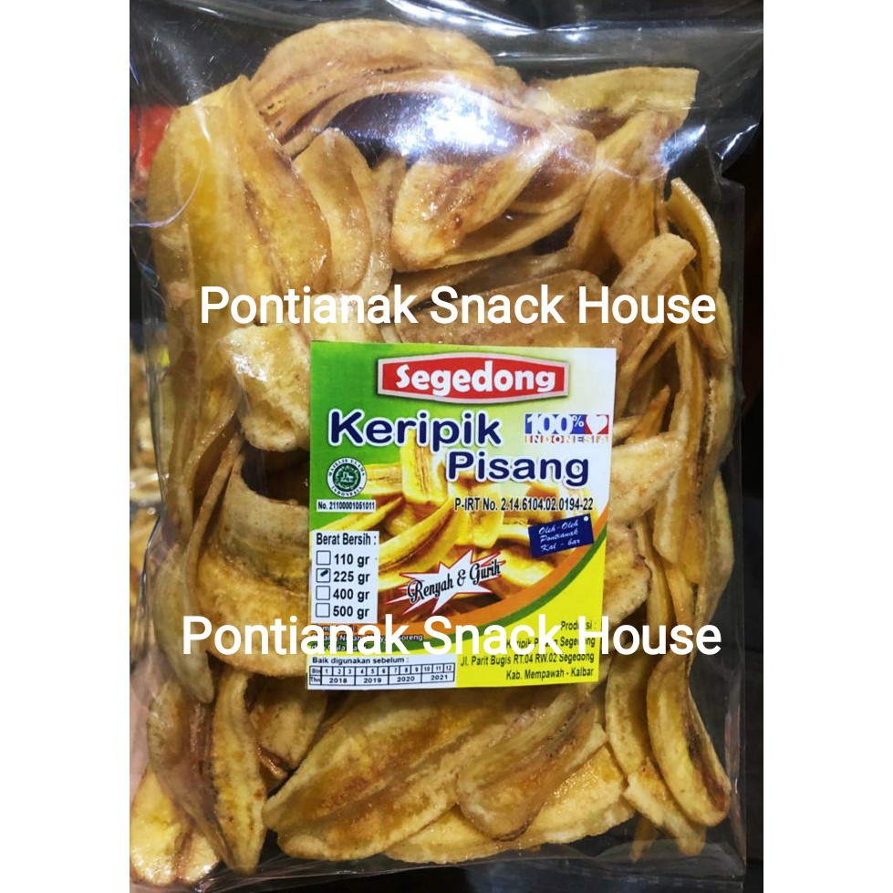 

Keripik Pisang Segedong Uk. Sedang Khas Pontianak