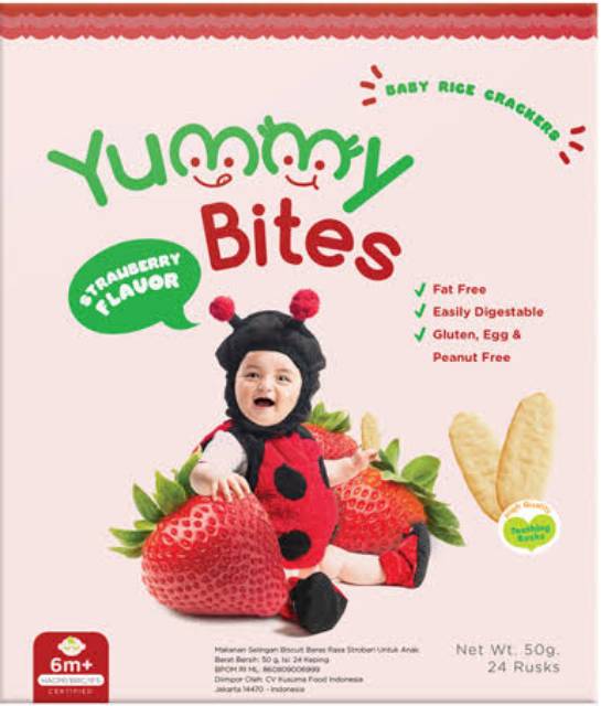 YUMMY BITES CRACKERS SNACK BAYI | SNACK MPASI 6 BULAN