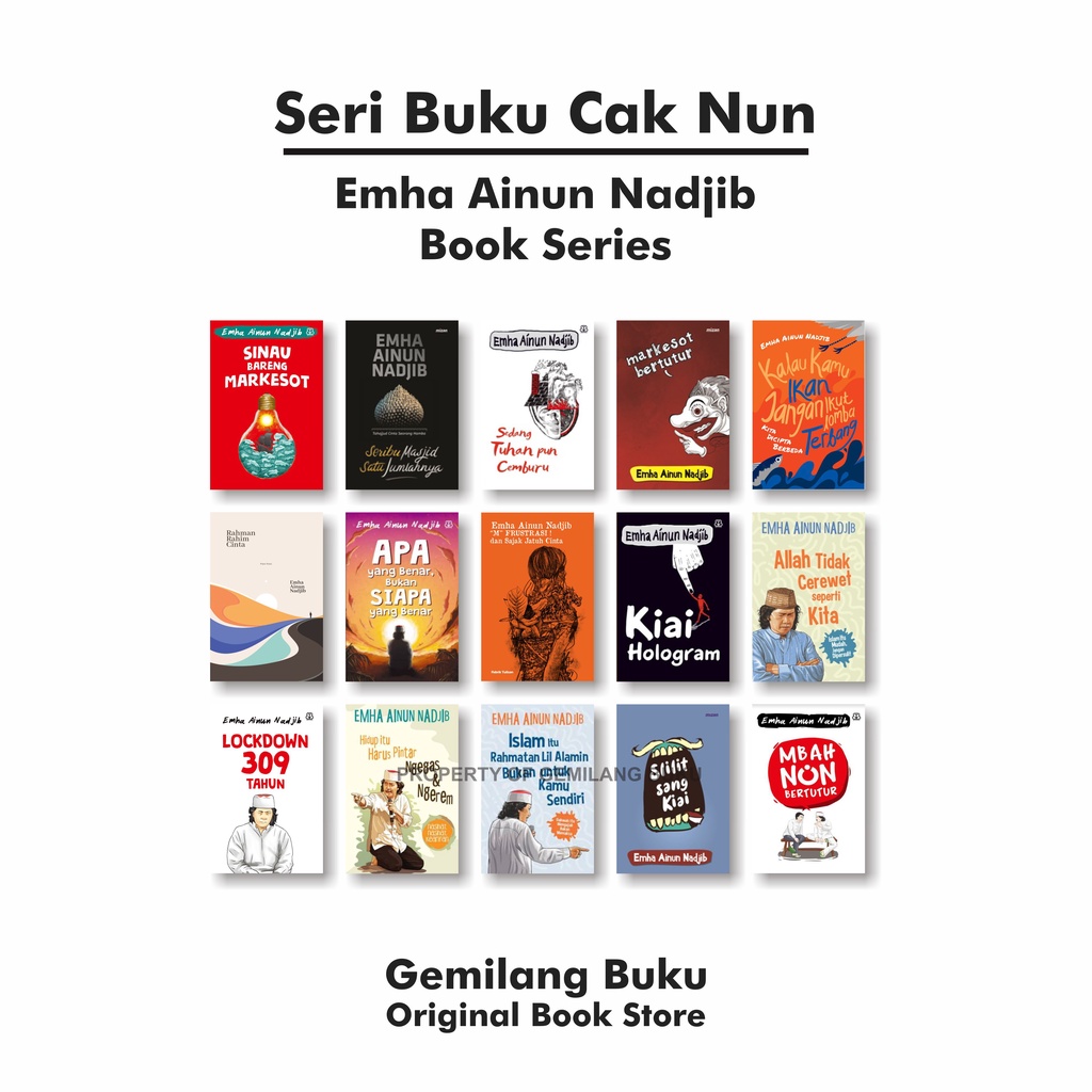 Seri Buku Cak Nun - Emha Ainun Nadjib