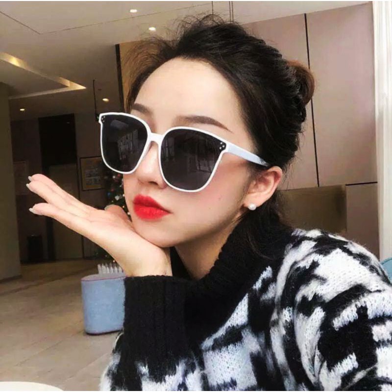 Korean Collcetion Fashion Design Oversized Kacamata Hitam Wanita/Pria