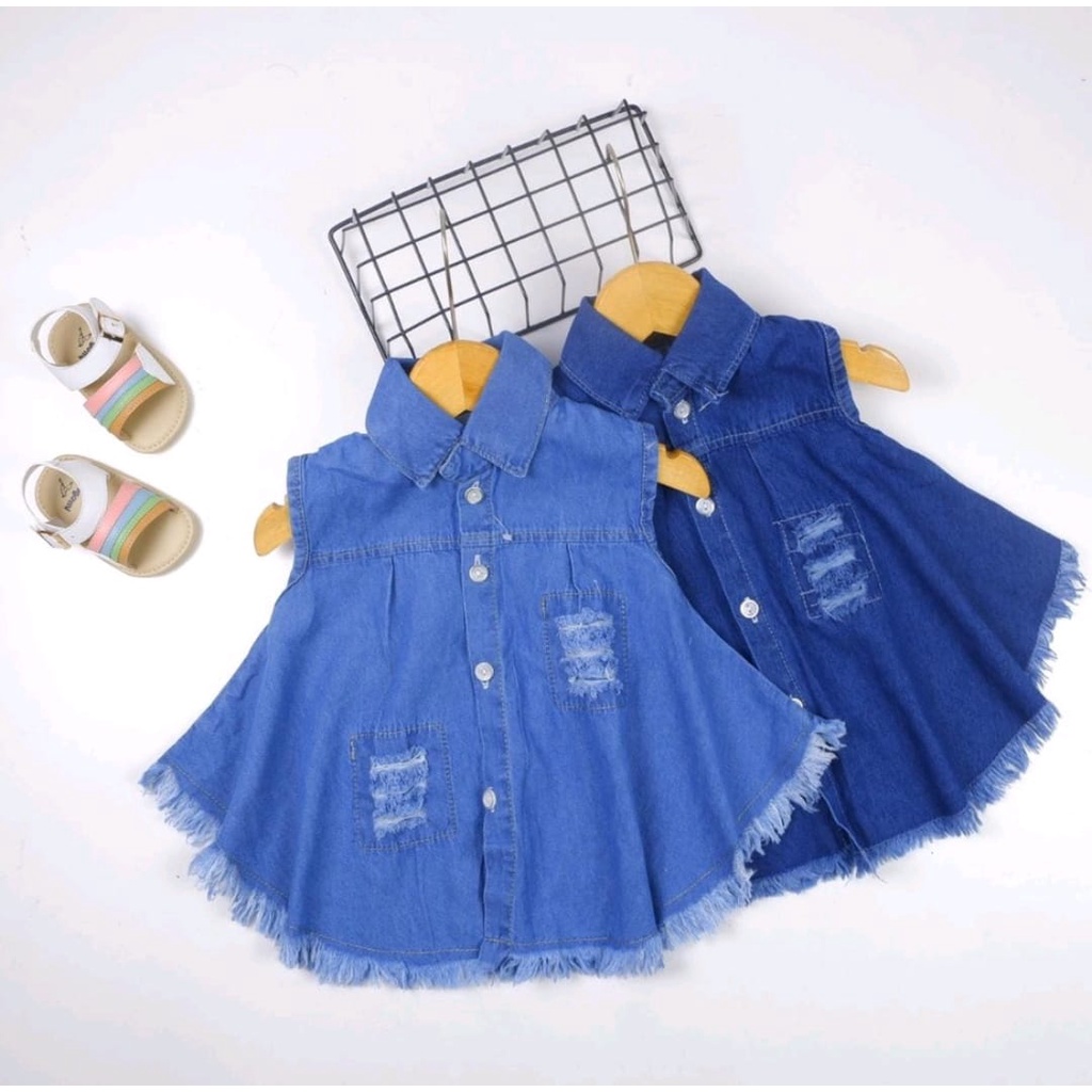 DRESS RAWIS DRESS JEANS ANAK 2-4 th Dress Anak Jeans DRESS UMBERELA ANAK / DRESS UMBERELA RAWIS / DRESS ANAK