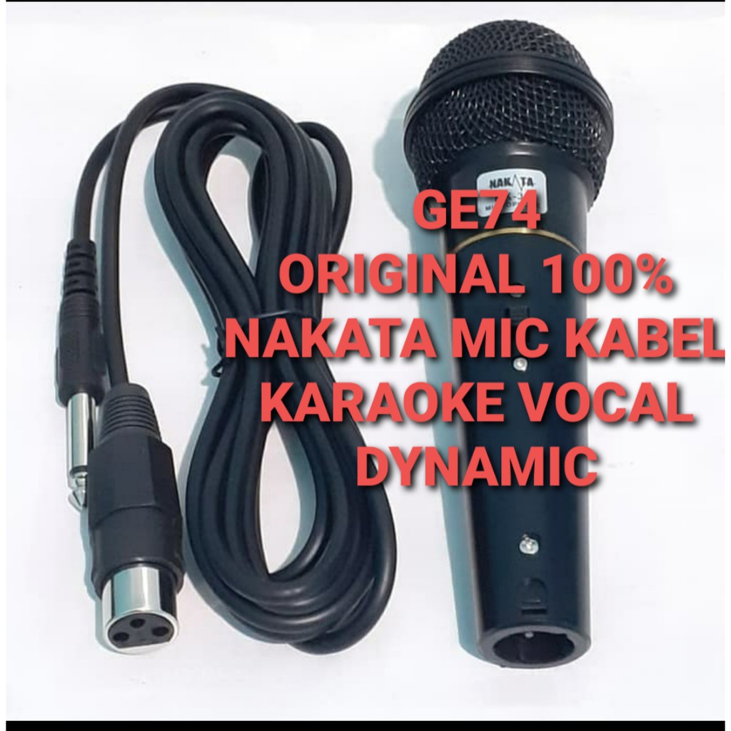 G74 Nakata Mic kabel Microphone MIK cable karaoke vocal vocal profesional pro audio sound system pengeras suara mikrophone dynamic G74   BISA KE SEGALA JENIS SOUND AUDIO  Bahan dari PVC  Langsung nyala. Gk pake baterai  suara mantap, yg pali