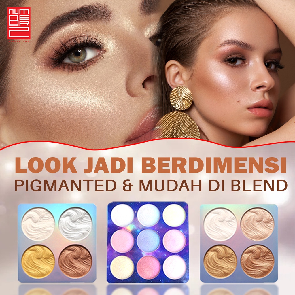 Cmaadu highlighter highlitter dream 4 colors warna baked highlightter powder palette bedak padat make up makeup pigmented blend blending cheekbone tulang pipi dahi dagu hidung mata highlight highliter shimmer shining shinning palet pallet palete pallete