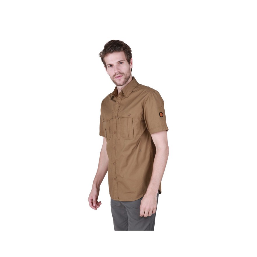 Kemeja Eiger Borneo Kalamantara Coklat Shopee Indonesia