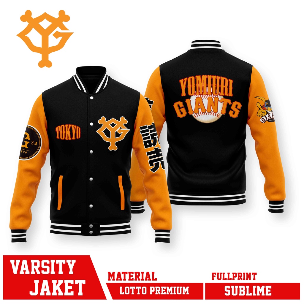 JAKET  VARSITY MLB Yomiuri GIANTS SERIES CLUB BASEBALL SPORTY