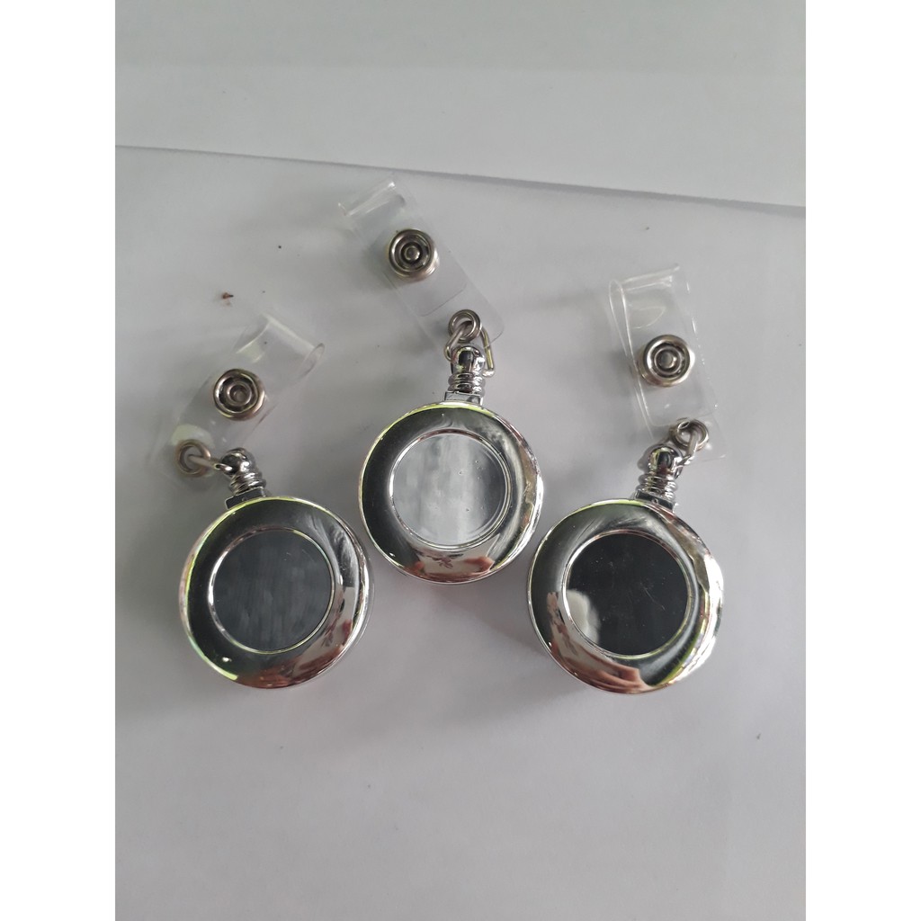 

Yoyo ID Card Silver Chrome, Gantungan ID Card Silver Chrome, Yoyo Name Tag Silver Chrome