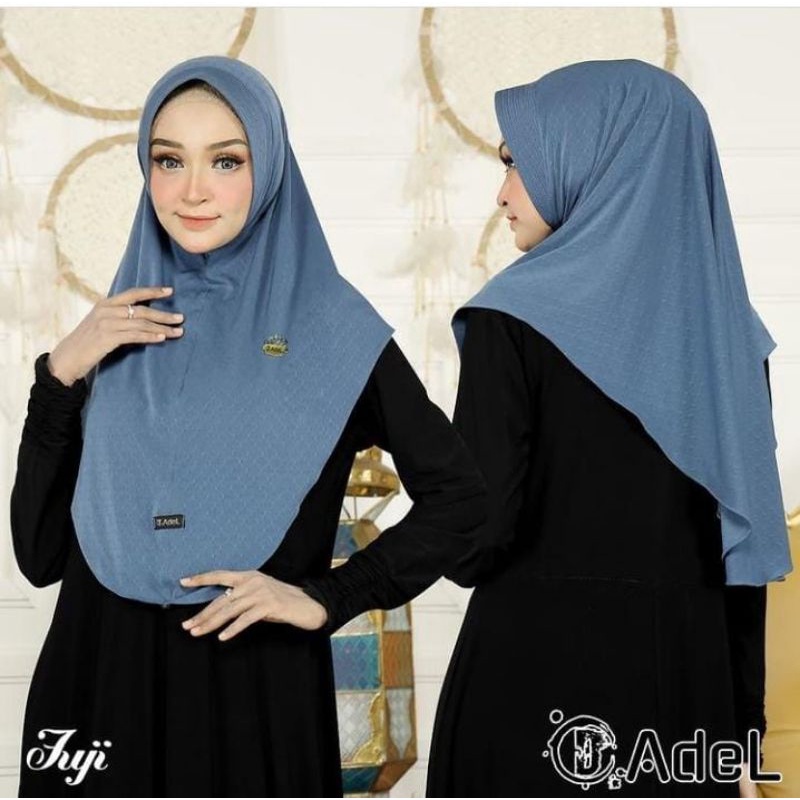 Jilbab instan/Bergo jersey  FUJI ori ADEL