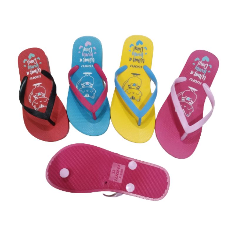 SANDAL JEPIT ANAK/SANDAL JELLY/SANDAL LUOFU