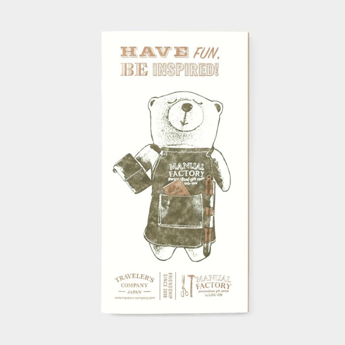

[RESTOCK] Logon Travelers Note Refill Letterpress Regular Size