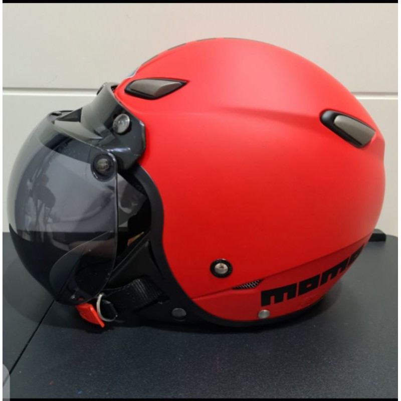 Helm JPN kawai momo Merah doff kaca bogo