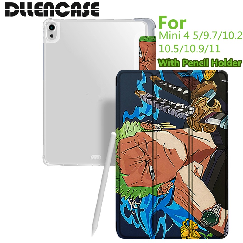 Danycase Case Dengan Holder Pensil Untuk iPad 2021 Pro 11 2019 2020 10.2 7 / 8th Generation 2018 9.7 5 / 6th Mini 4 5 Air 4 10.5 10.9 A219