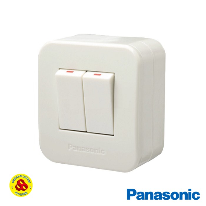 Panasonic Saklar Seri WSJ3900 Outbow Double Switch Tempel OB Alphacube