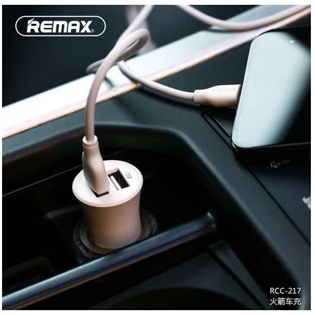 Remax Rocket Car Charger RCC217 2.4ARCC-217 Chargercar charger mobil